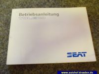 Bedienungsanleitung / Betriebsanleitung <br>SEAT TOLEDO I (1L) 1.8 I